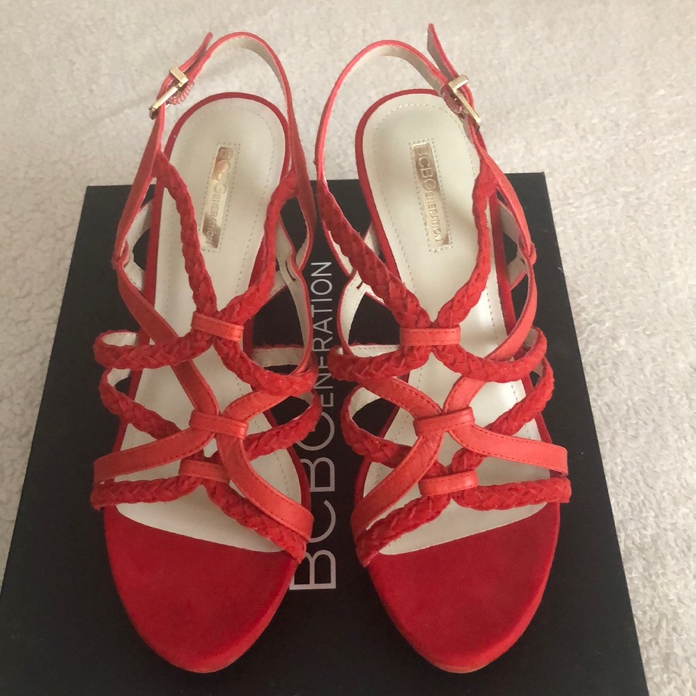 BCBG red heels
